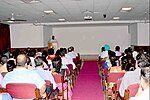 Miniatuur voor Bestand:Rear Admiral MD Suresh, NM, Deputy Commandant and Chief Instructor of Indian Naval Academy addressing the parents and relatives of newly inducted cadets on their maiden visit to INA.jpg