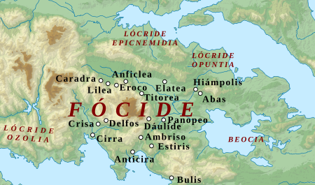 Delfos: Nombres, Delfos y la región de Delfos, Historia del yacimiento