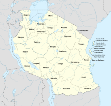 File:Regions of Tanzania 2016.png