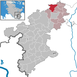 Läget för kommunen Rehhorst i Kreis Stormarn