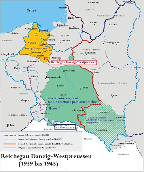 Карта польши 1939. Польское генерал-губернаторство 1939 карта. Рейхсгау Данциг - Западная Пруссия. Данциг 1939 на карте.