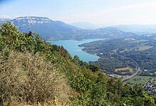 Jura-reliëf van de regio Avant Savoyard