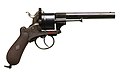 V Belgii vyrobený revolver Lefaucheux, circa 1860-1865
