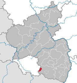 Läget för Zweibrücken i Rheinland-Pfalz