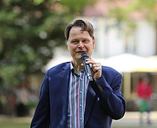 Rolf-Bernhard Essig auf dem Erlanger Poetenfest