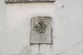 Detail an einer Hausfassade in der Rosengasse im oberschwäbischen Memmingen.