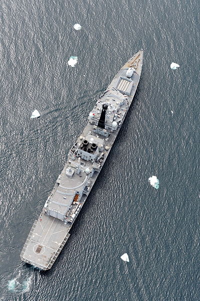 File:Royal Navy Type 23 Frigate HMS Montrose Navigates the Ice Pack in the South Atlantic MOD 45153600.jpg