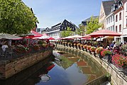 Saarburg, Am Markt (Buttermarkt) am Leukbach