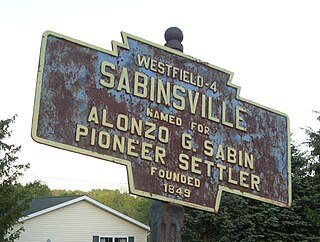 <span class="mw-page-title-main">Sabinsville, Pennsylvania</span> Unincorporated community in Pennsylvania, United States