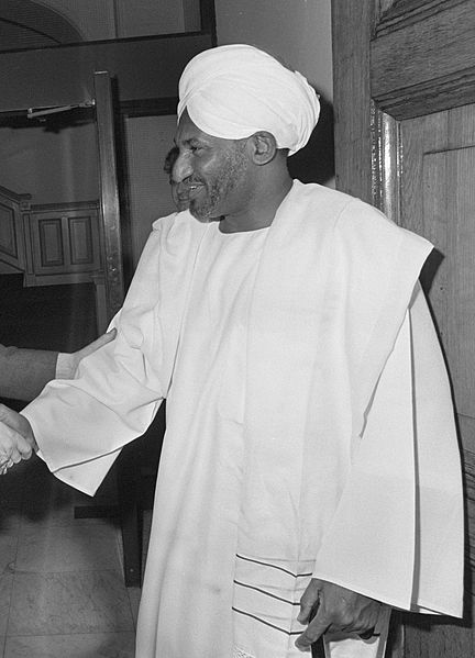 Sadiq al-Madi in 1987