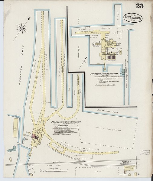 File:Sanborn Fire Insurance Map from Muskegon, Muskegon County, Michigan. LOC sanborn04122 002-23.jpg