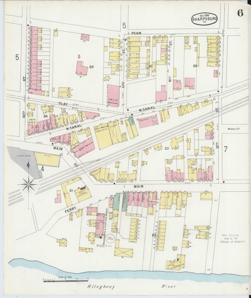 File:Sanborn Fire Insurance Map from Sharpsburg, Allegheny County, Pennsylvania. LOC sanborn07960 003-6.tif