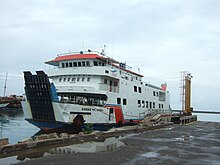 Ferry assurant la liaison entre Bira et Selayar.