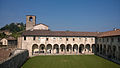 Chiostro interno dell'ex-monastero di Sant'Agostino, oggi sede del Dipartimento di Scienze umane e sociali