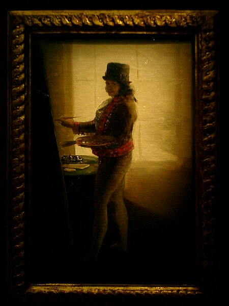 File:Self-portrait in the Studio by Francisco de Goya (framed).jpg