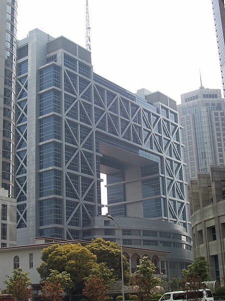 File:Shanghai Stock Exchange Building at Pudong.JPG