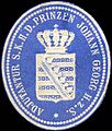 Siegelmarke Adjutantur Seiner Königlichen Hoheit des Prinzen Johann Georg Herzog zu Sachsen W0204578.jpg