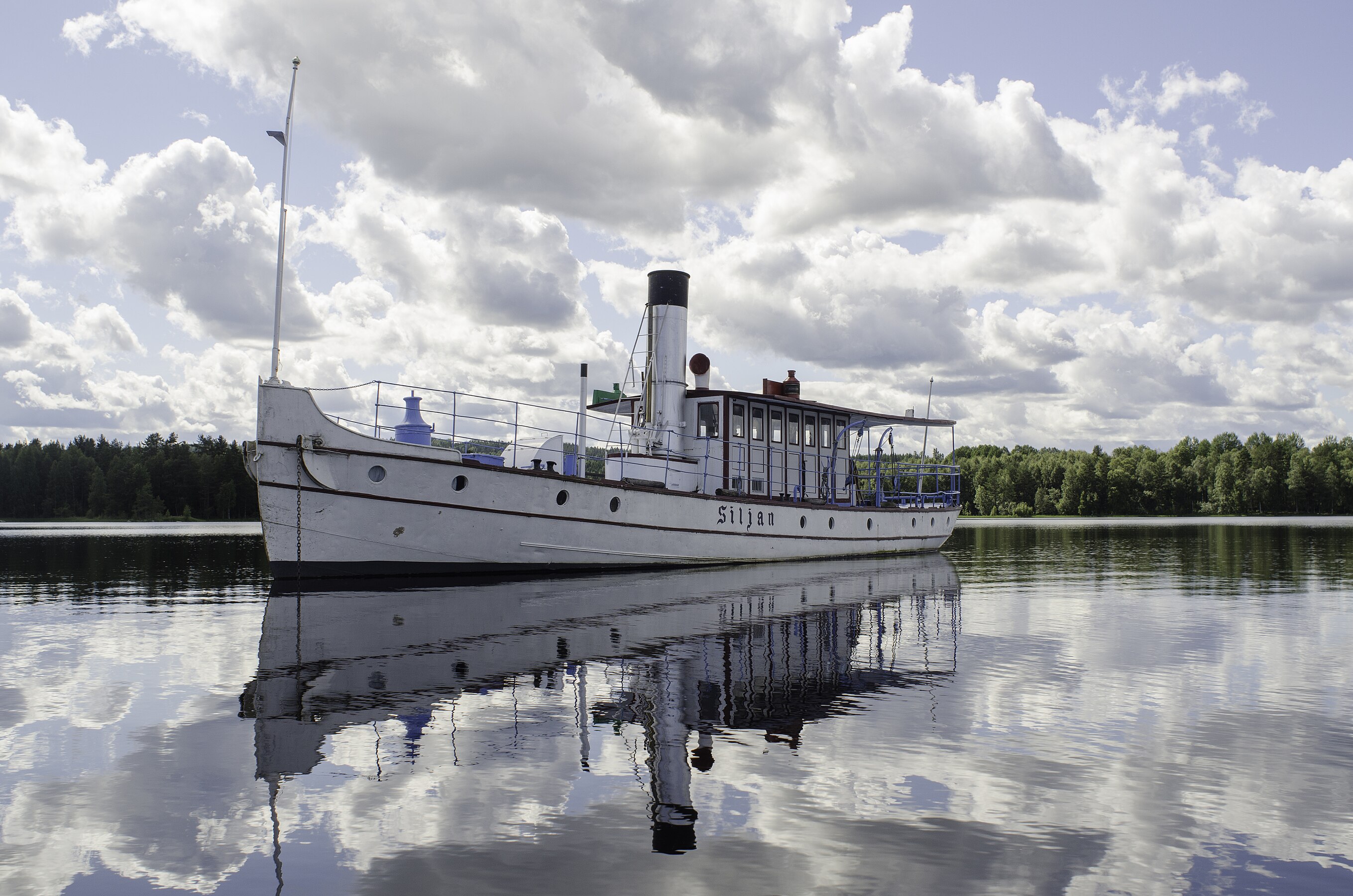 Steamship S/S Siljan. Photograph: Arild Vågen Licensing: CC-BY-SA-4.0