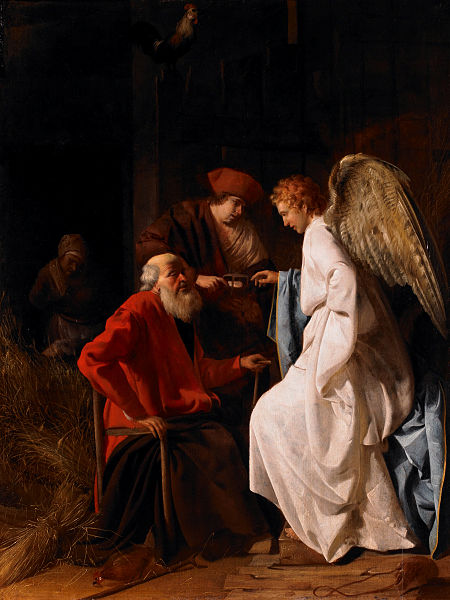 File:Simon Hendricksz. van Amersfoort - Tobias and the Angel curing Tobit of blindness, 1630 (Birmingham Museum of Art).jpg