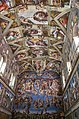 Image 3The Sistine Chapel ceiling, with frescos done by Michelangelo (from Culture of Italy)