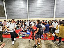 Sneakercon SEA/Singapore 2023 trading pit. Sneakercon SEA Singapore 2023.jpg