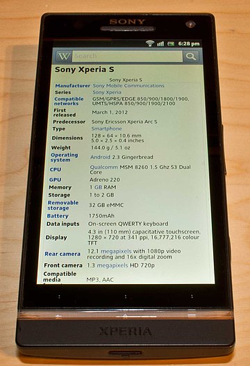 Sony Xperia S