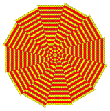 Spiral cho'zilgan uchburchak tiling.svg