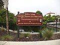 St. Augustine and St. Johns County welcome sign