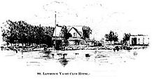 St Lawrence Yacht Club House c 1894 designed by John Rawson Gardiner St Lawrence Yacht Club House c 1894.JPG