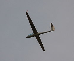 Standard Cirrus B mit Winglets im Flug
