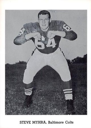 <span class="mw-page-title-main">Steve Myhra</span> American football player (1934–1994)