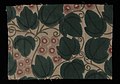 Stofstaal, katoen met dessin van gestileerde druivenranken, Kralingse Katoenmaatschappij, “2873”, objectnr 23604-35.JPG
