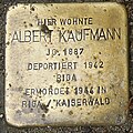 Stolperstein für Albert Kaufmann