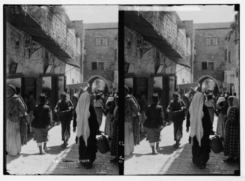 File:Streets. Jerusalem. David Street. (Typical bazaar). LOC matpc.05883.tif