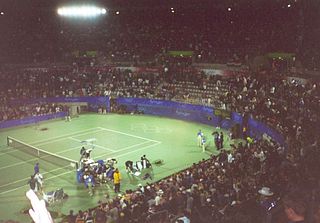 <span class="mw-page-title-main">Tennis at the 2000 Summer Olympics – Men's doubles</span> 2000 Olympic tennis tournament