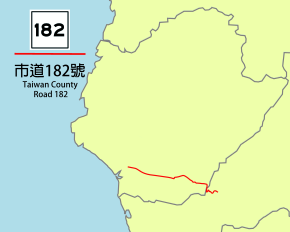 TW CHW182 RouteMap.svg