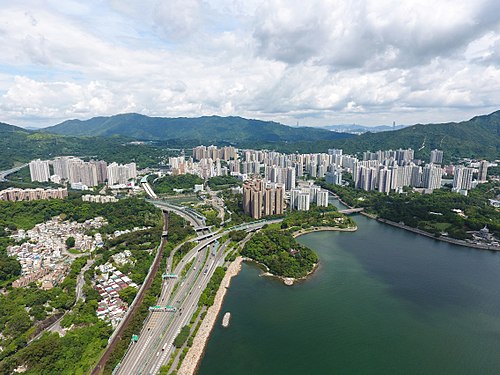 Day view of Tai Po in the Tai Po District (2017)