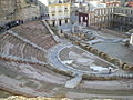 Teatro romano de Cartagena, ubicado en la ciudad homónima de España.