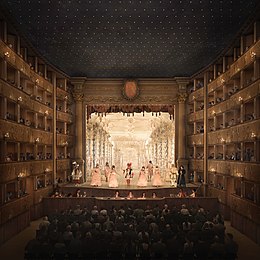 Teatro San Cassiano (1637): historiskt informerad illustration