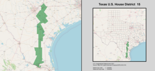 <span class="mw-page-title-main">Texas's 15th congressional district</span> U.S. House district for Texas