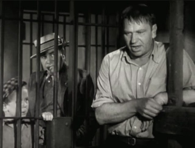 Cooper, Edward Brophy, and Wallace Beery in The Champ (1931)