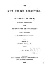 The New Church Repository, and Monthly Review - Vol 8
