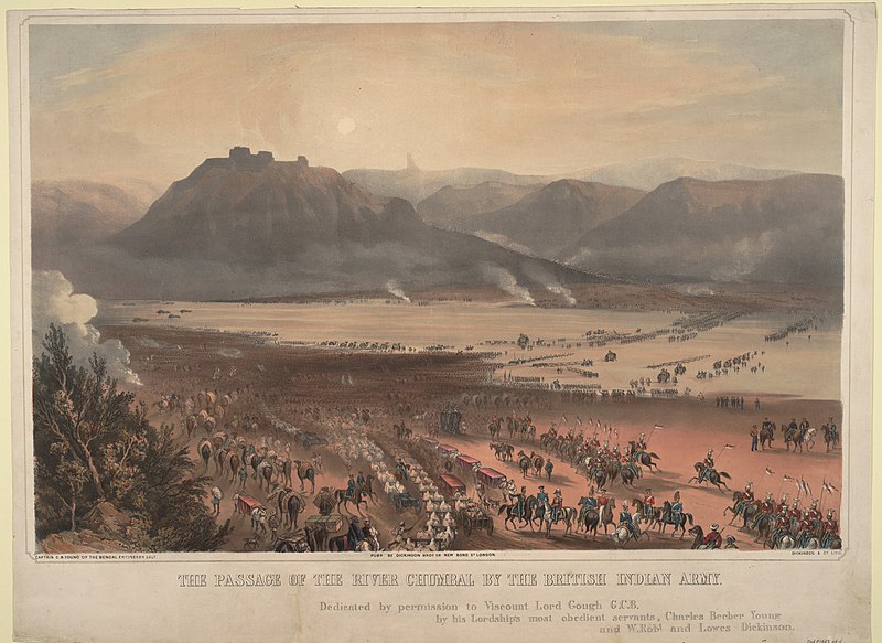 File:The Passage of the Chumbal en route to Gwalior, 1843.jpg