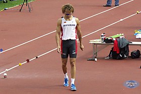 Tim Lobinger (hier im Jahr 2005) belegte im Finale Rang elf