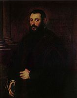 Nicolaus Padavinus 1589. oil on canvas medium QS:P186,Q296955;P186,Q12321255,P518,Q861259 . 116 × 89 cm (45.6 × 35 in). Rio de Janeiro, Fundação Eva Klabin