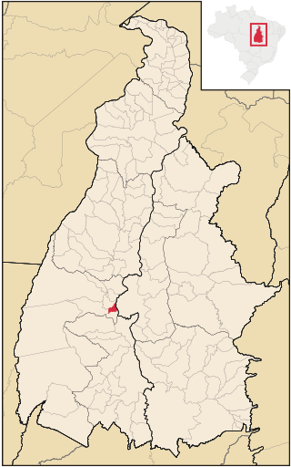 Localização de Oliveira de Fátima no Tocantins