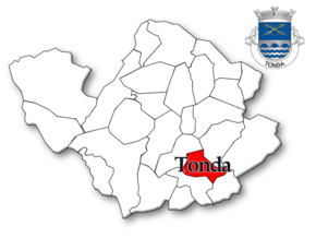 Localização no concelho de Tondela