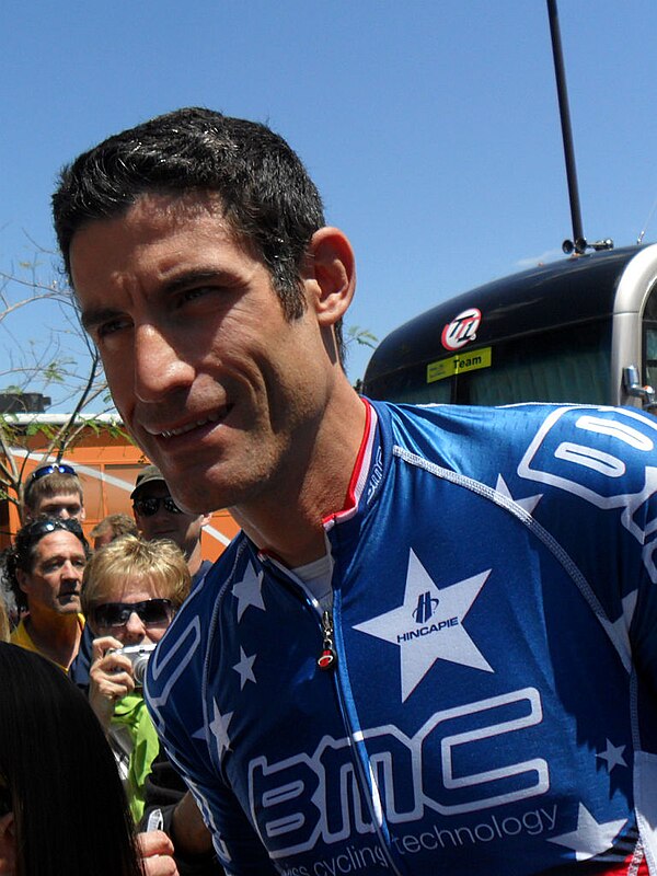 Hincapie at the 2010 Tour of California