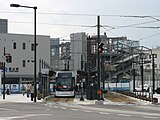 富山駅北停留場（2006年12月）