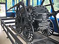 A full scale replica of Richard Trevithick's steam engine locomotive